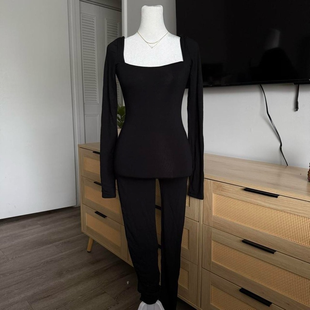 oh polly black jumpsuit